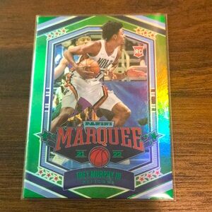 2022 Panini marqee rookie trey Murphy the third shiny green card